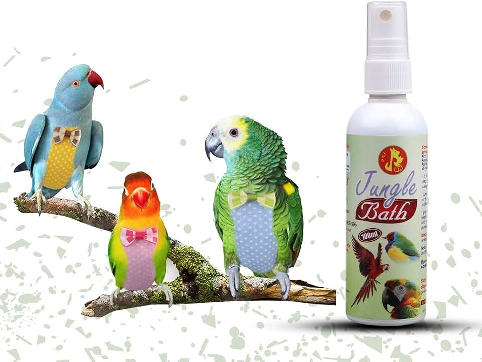 Pet Care International Bird Supplement Jungle Bath Spray || Provide Healthy Feathers || Healthy Bird Bath Healthcare