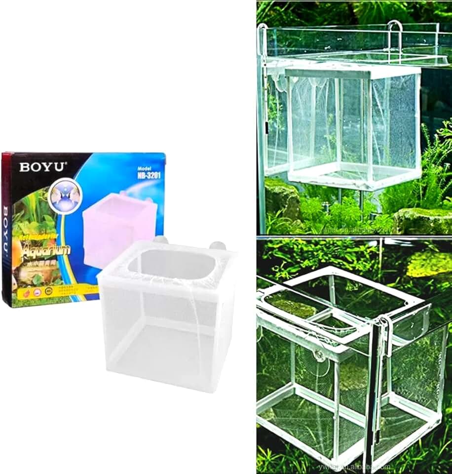 VAYINATO Boyu Aquarium Fish Breeding Box | Isolation & Hatchery Tank for Fry Protection | Safe Breeder Box with Water Flow Design | Ideal for Guppy, Betta, Molly & Small Fish